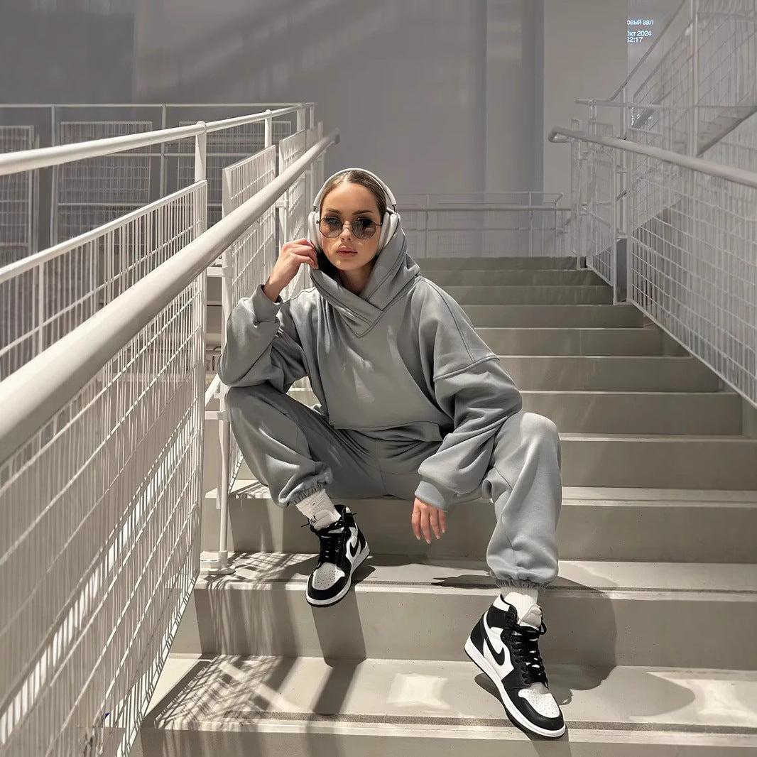 Damen lässiges und gemütliches Lounge-Set Drune