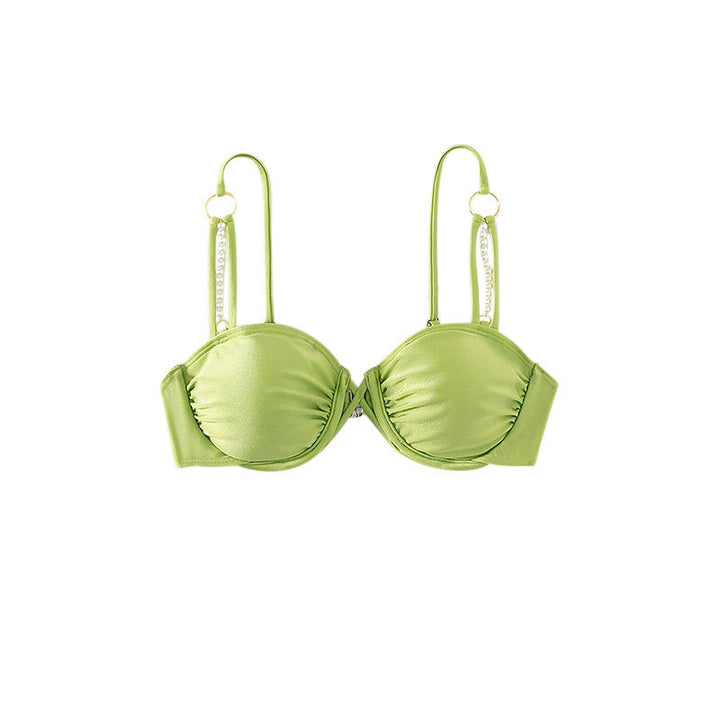 Damen Bikinioberteil mit eleganten Perlendetails Drune