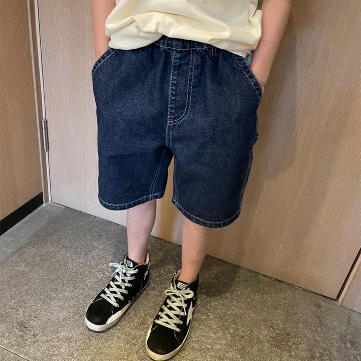 Jungen Denim Cargo-Shorts mit praktischen Taschen Drune