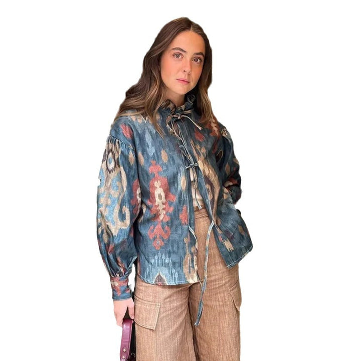 Damen Trendige und komfortable Overshirtjacke Drune