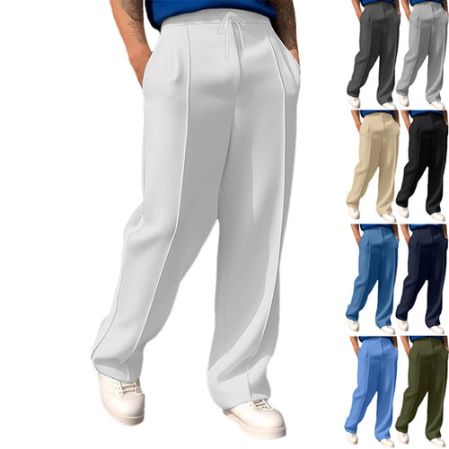 Herren atmungsaktive Freizeithose mit elastischem Bund und seitlichen Eingrifftaschen Drune