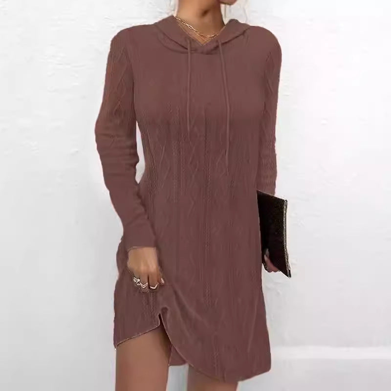 Damen Hoodie-Kleid Drune