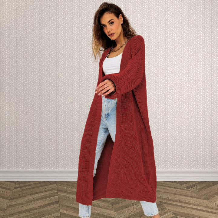 Damen Langstrickcardigan mit lässigem Schnitt und strukturiertem Design Drune