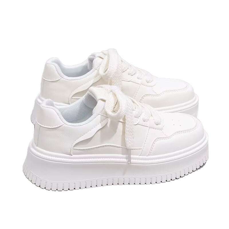 Damen Sportliche Sneakers mit dicker Laufsohle und atmungsaktiver Fütterung Drune