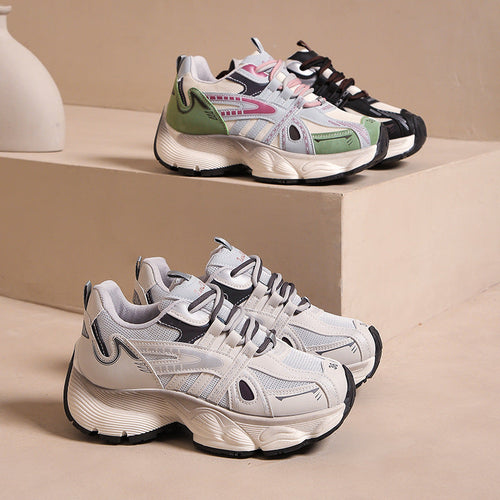 Damen Sportliche Lauf Sneakers mit Dämpfender Technologie und Atmungsaktivem Obermaterial Drune