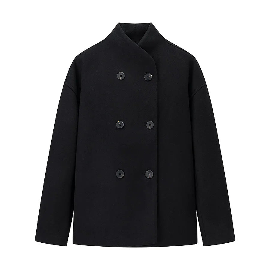 Damen elegante Doppelreiherjacke Drune