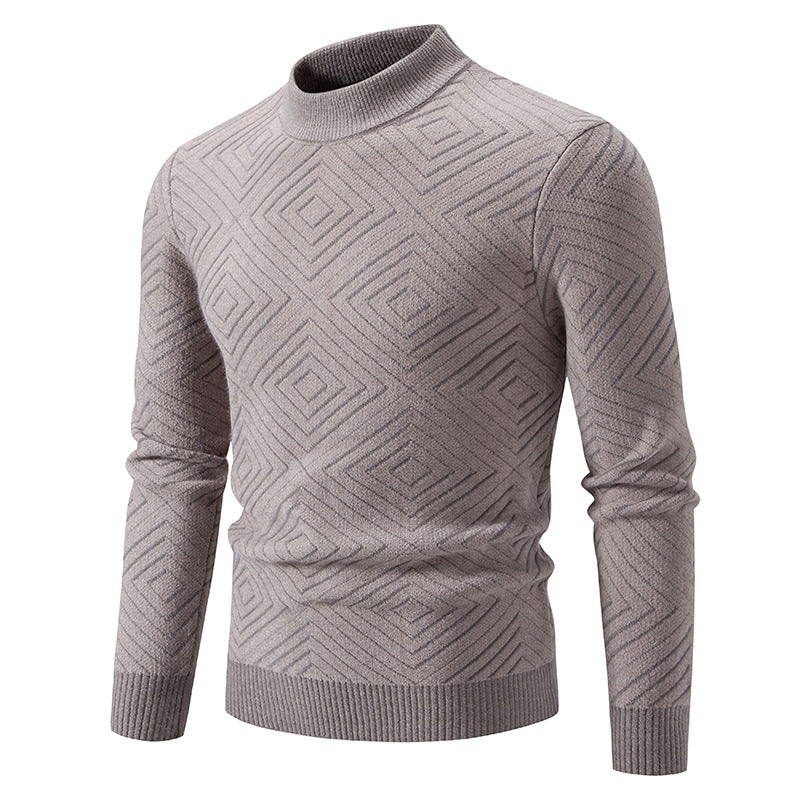 Herren eleganter Pullover mit Strukturmuster Drune