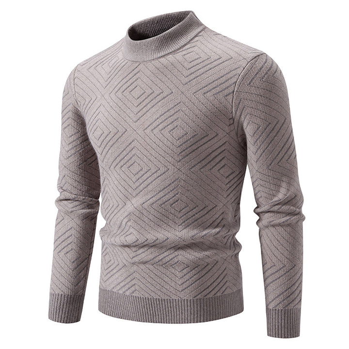 Herren eleganter Pullover mit Strukturmuster Drune