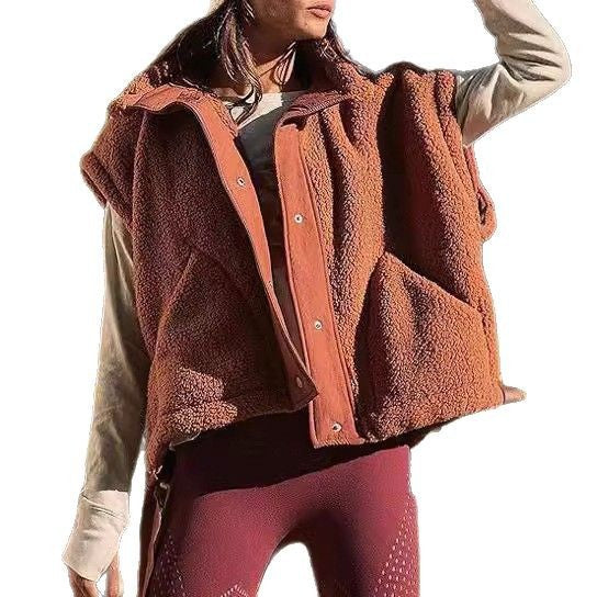 Damen Modische Fleece-Weste Drune
