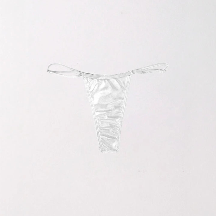 Damen Minimalistischer Spitzenstring Drune