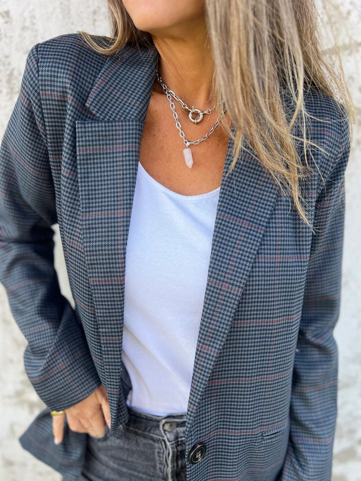 Drune | Ein Knopf Taschen Blazer