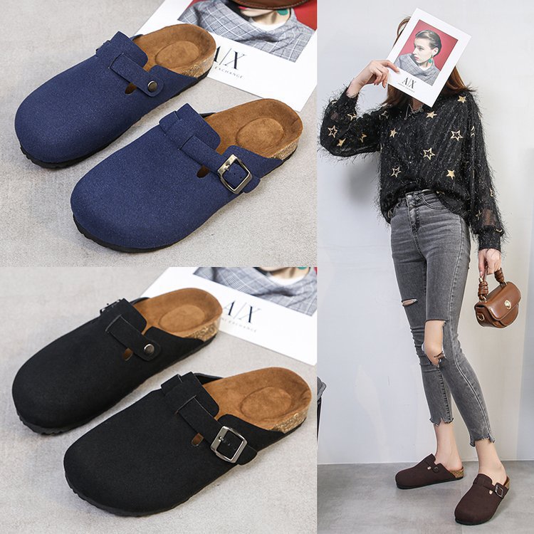Damen Bequeme Clogs mit verstellbarem Riemen und anatomischem Fußbett Drune