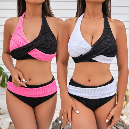 Damen Hochwertiges Wickel-Bikini-Set mit modischem Design Drune