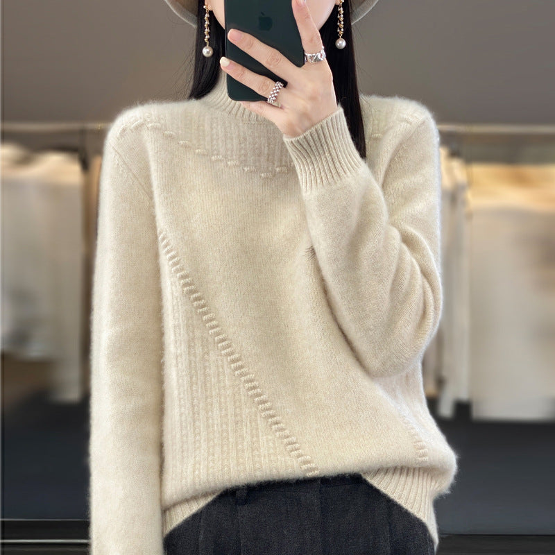 Damen Eleganter und bequemer Strickpullover mit einzigartigem Design Drune