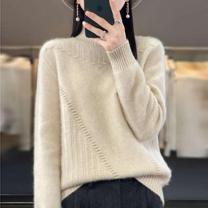 Damen Eleganter und bequemer Strickpullover mit einzigartigem Design Drune