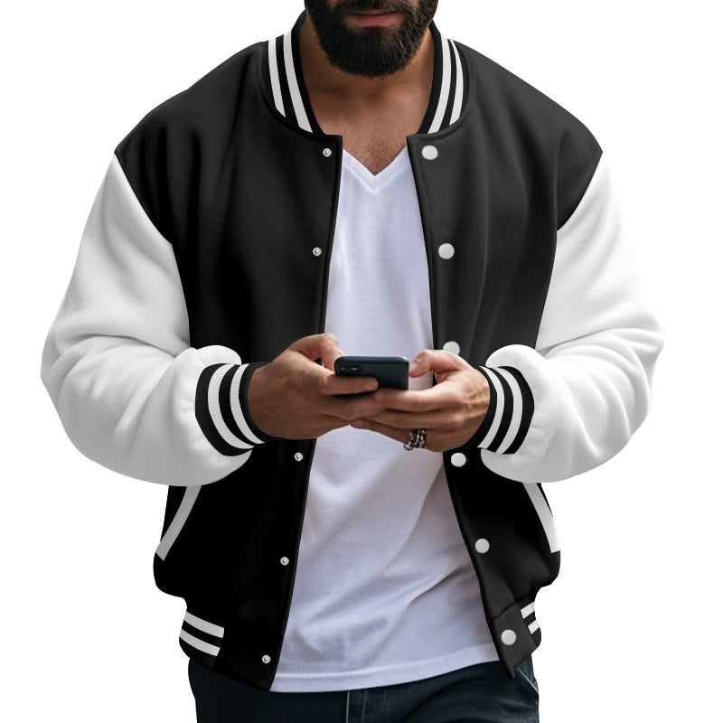 Herren Sportliche Collegejacke Drune