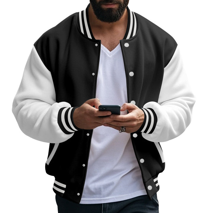 Herren Sportliche Collegejacke Drune