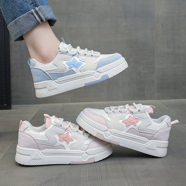 Damen Sneakers mit glitzerndem Sternenapplikation und komfortabler Dämpfung Drune