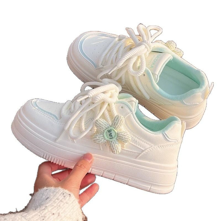 Damen Trendige Sneakers mit blumigen Akzenten und dämpfender Sohle Drune