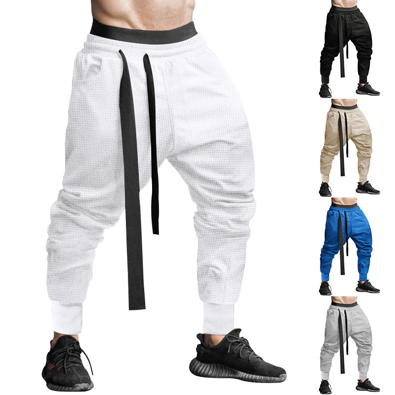 Herren Sportliche Relaxed Fit Jogginghose mit verstellbarem Bund Drune