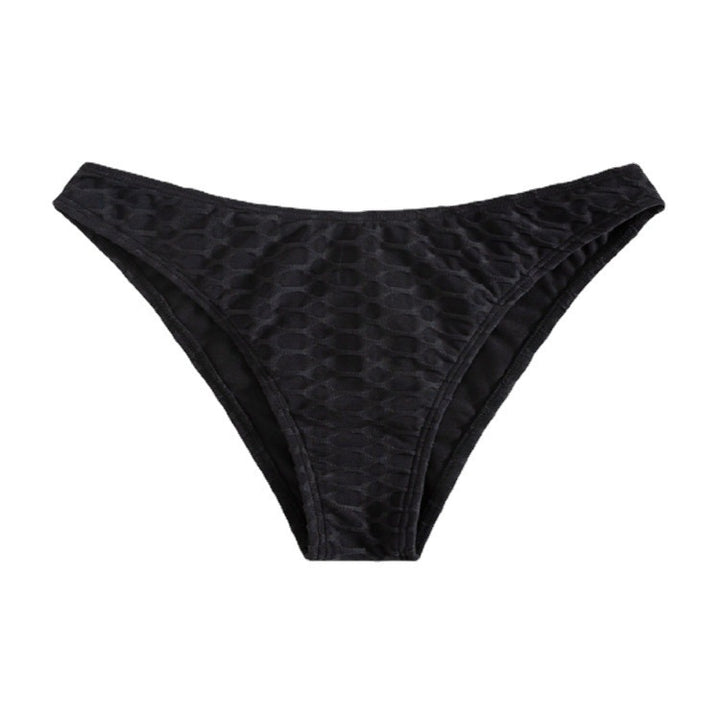 Damen Hochgeschnittener Bikinislip mit Rüschendetail Drune