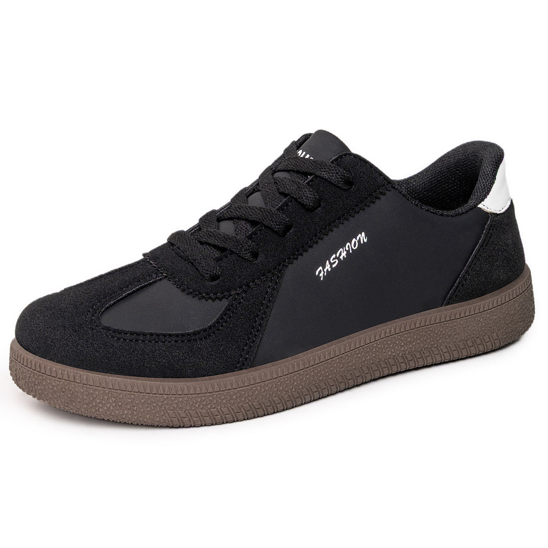 Damen nan retro-inspirierter Freizeit-Sneaker mit Veloursleder-Overlays, gepolsterter Fersenpartie und profiliertem Gummiaußensohle Drune