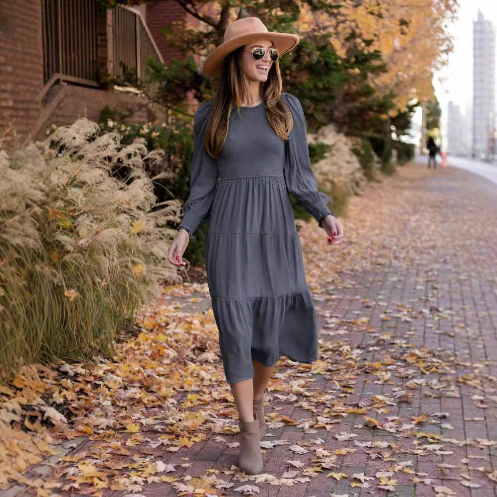 Damen Maxikleid im Boho-Stil Drune