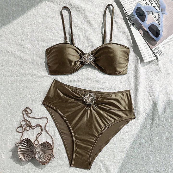 Damen-Bikini mit eleganter Muschel-Applikation Drune
