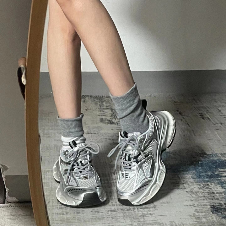 Damen Sportliche Sneakers im modernen Design mit stoßdämpfender Sohle Drune