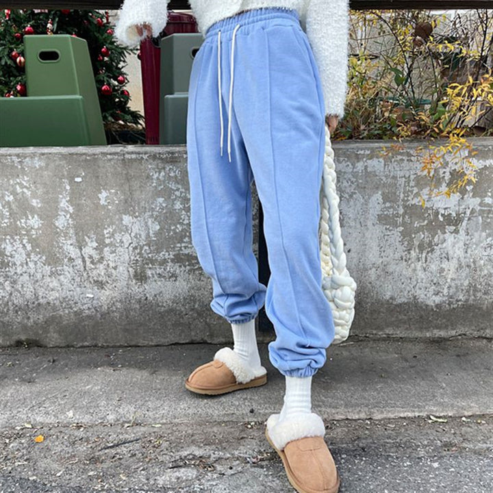 Damen bequeme Sweatpants mit Gummizug Drune