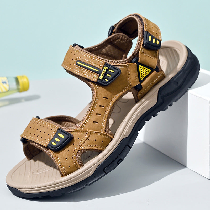 Herren Sportliche Outdoor-Sandalen mit verstellbarem Riemensystem und rutschfester Sohle Drune