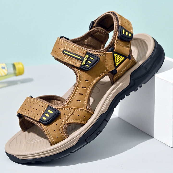Herren Sportliche Outdoor-Sandalen mit verstellbarem Riemensystem und rutschfester Sohle Drune