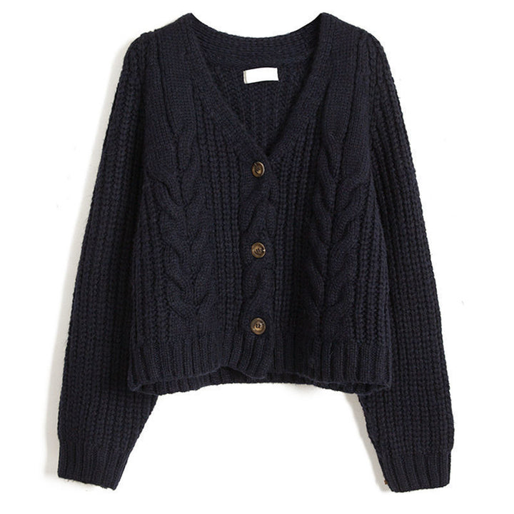 Damen Kuscheliger Strickcardigan mit dekorativem Zopfmuster Drune
