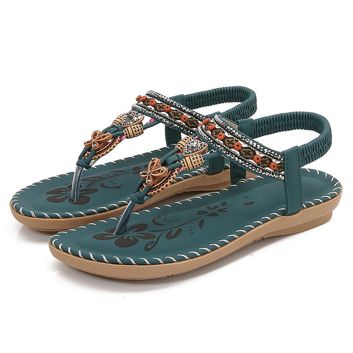 Damen Elegante Riemensandalen mit kunstvollen Details Drune