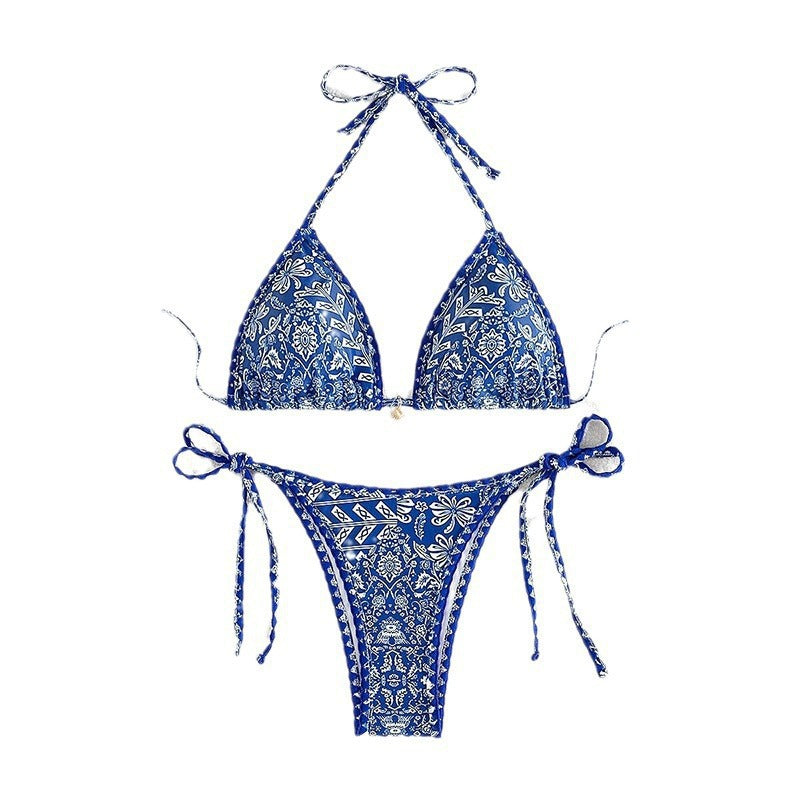 Damen Triangel-Bikini mit verstellbaren Raffungen Drune