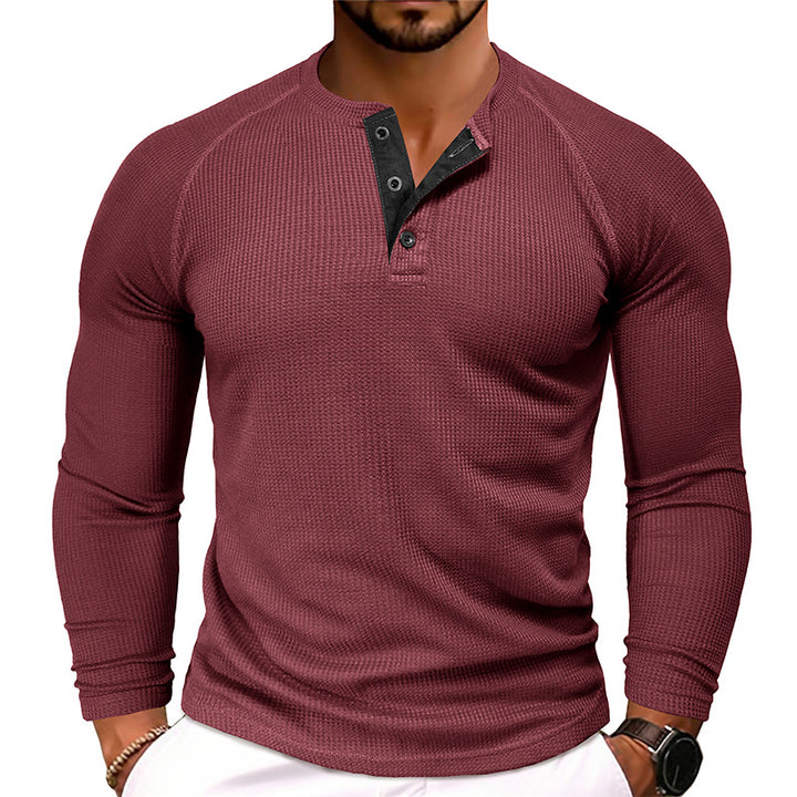 Herren Langarmhemd Drune