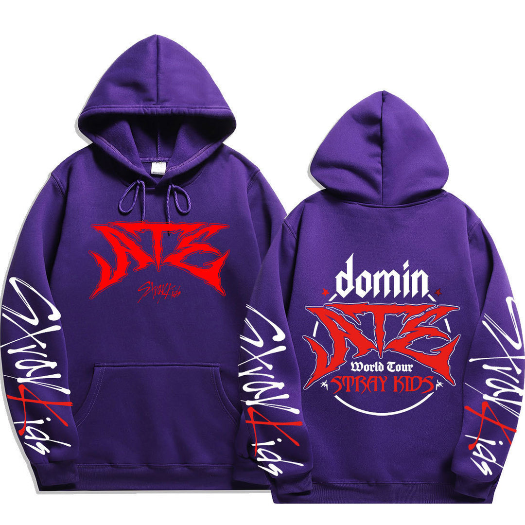 Damen Kapuzenpullover mit auffälligem grafischen Design Drune