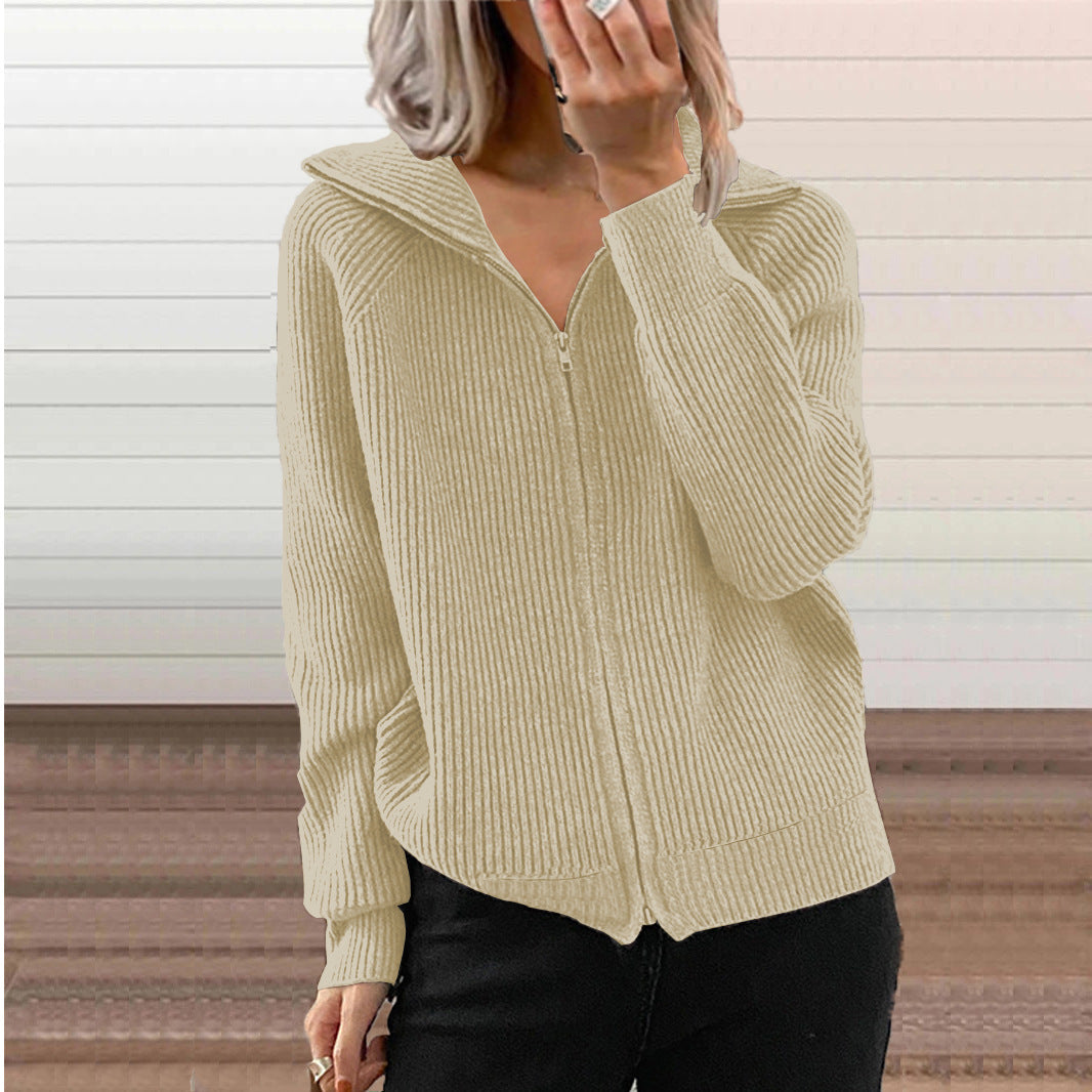 Damen Übergangsjacke mit strukturiertem Reißverschluss und Kapuze Drune