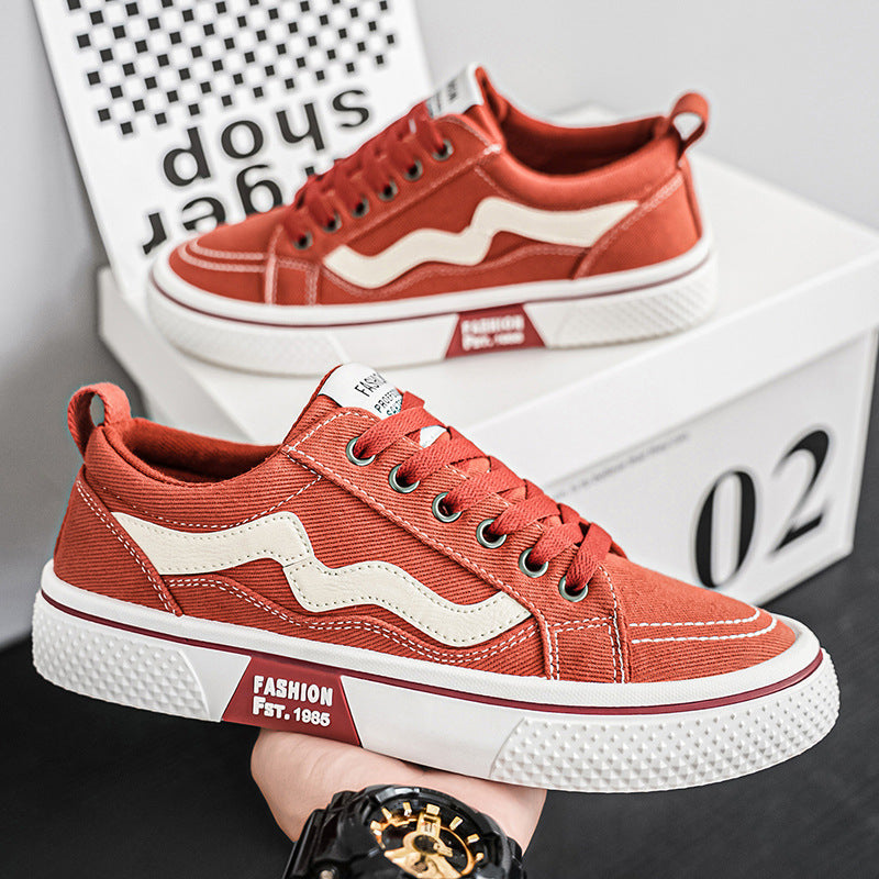 Damen lässige und strapazierfähige Sneakers mit modischen Kontrastelementen Drune