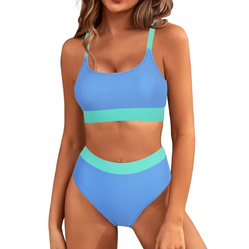 Damen Bikini-Set mit hohem Bund und sportlichem Schnitt Drune