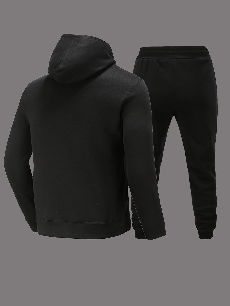 Damen Kapuzenjacke und Jogginghose Set mit auffälligem Webdesign Drune