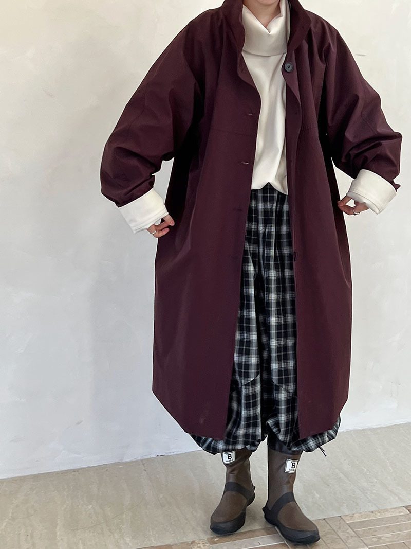 Drune | langer Trenchcoat - Minimalistisch & Entspanntes Fit - Offenes Vorderdesign - Herbst & Winter Oberbekleidung