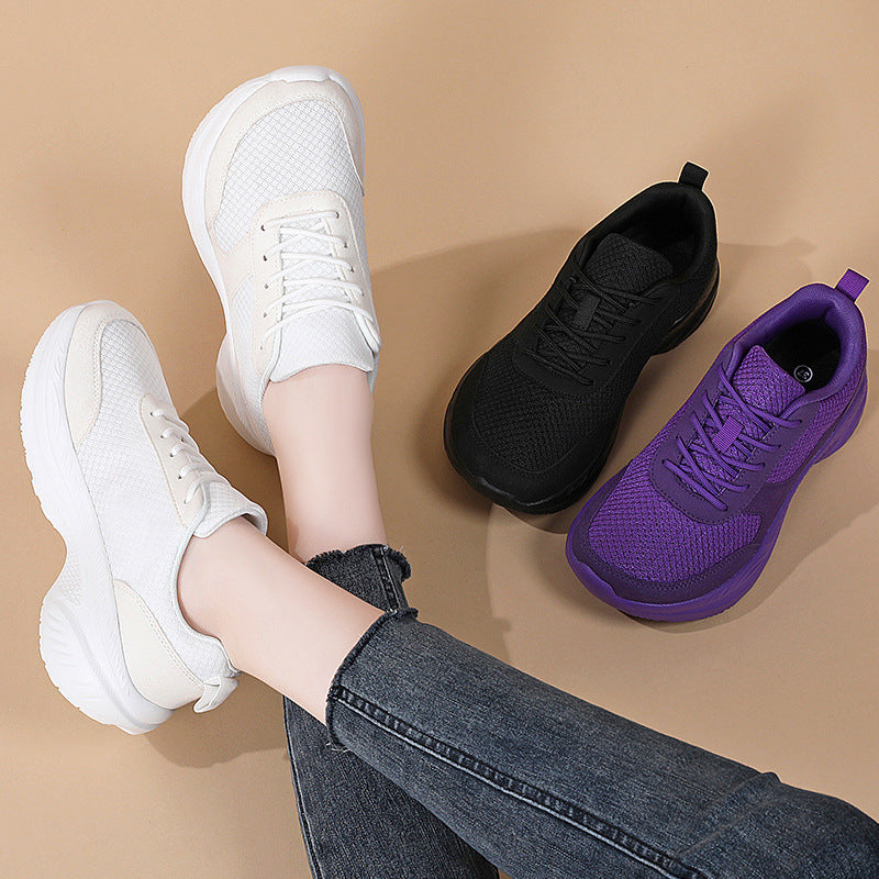 Damen Sportliche Laufschuhe mit atmungsaktivem Mesh-Obermaterial und dämpfender Sohle Drune