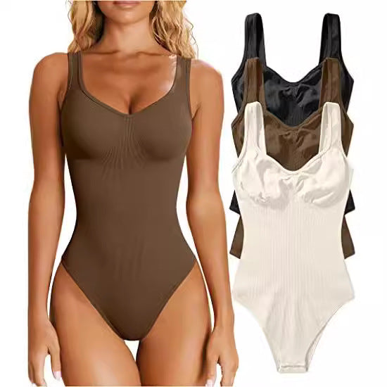 Damen Body mit spaghettiträgern und figurbetontem Schnitt Drune