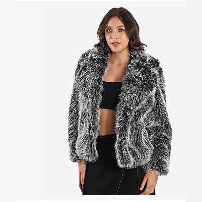 Damen Kunstpelzjacke Drune