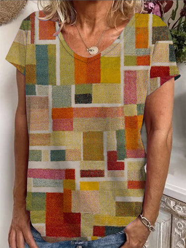 Damen T-Shirt mit einzigartigem Mandala-Design Drune