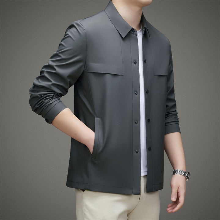 Herren elegante leichtgewichtige Outdoorjacke mit praktischen Taschen Drune