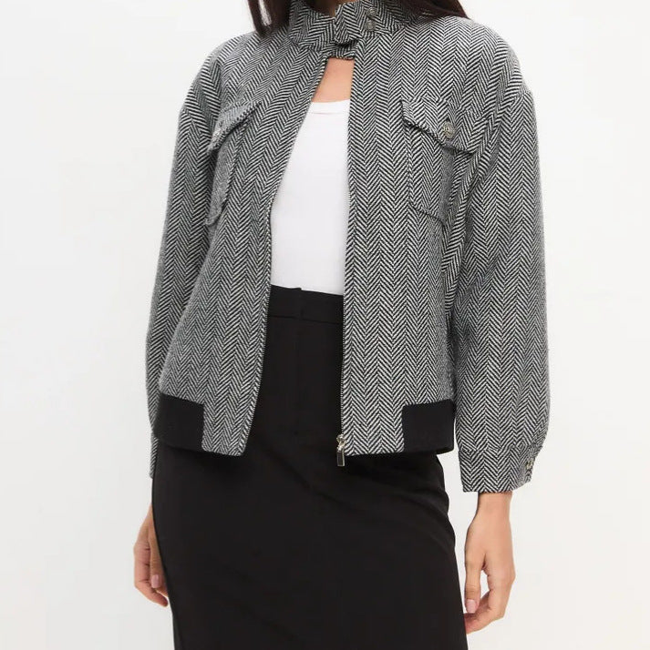 Damen Trendige Steppjacke mit sportlichem Schnitt Drune
