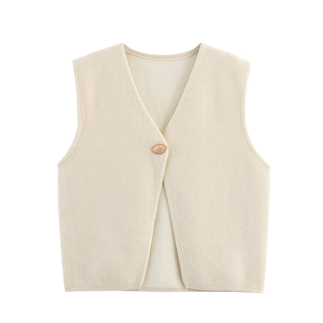 Damen elegante Strickweste Drune