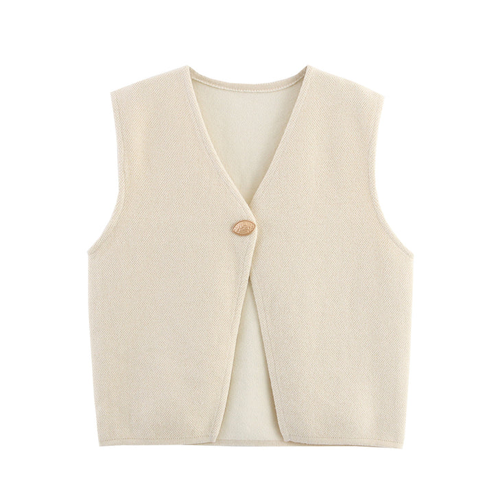 Damen elegante Strickweste Drune